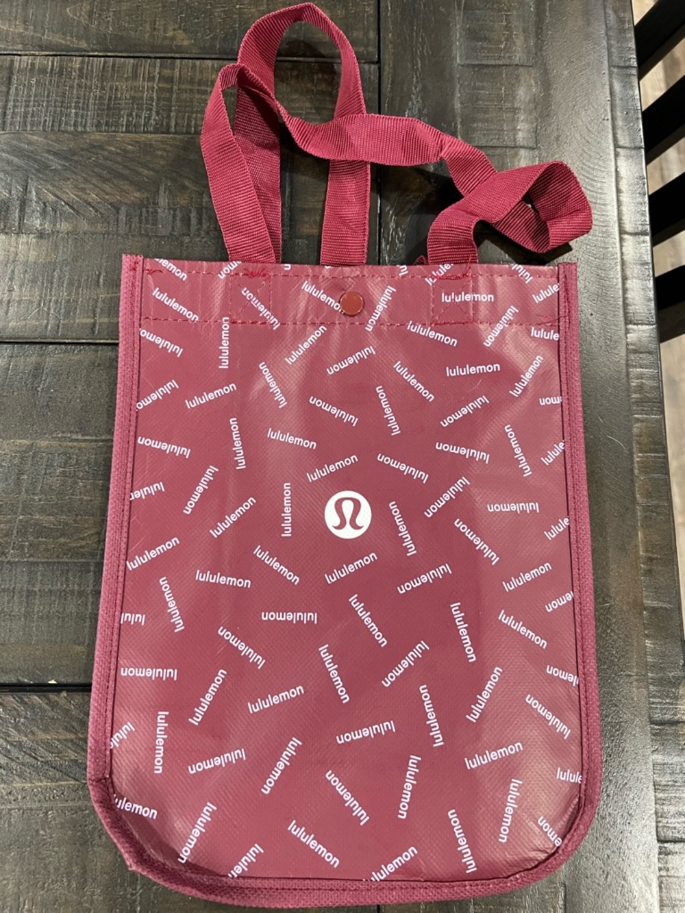 lululemon athletica Maroon Logo Tote Bag